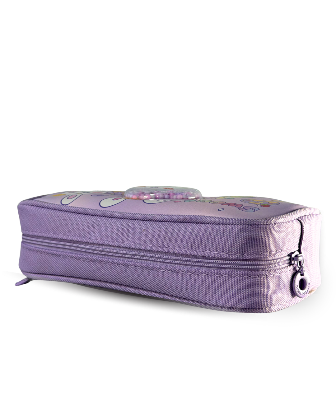 Sweet Bunny 3D Shaker Pencil Case – Aesthetic Purple Stationery Pouch