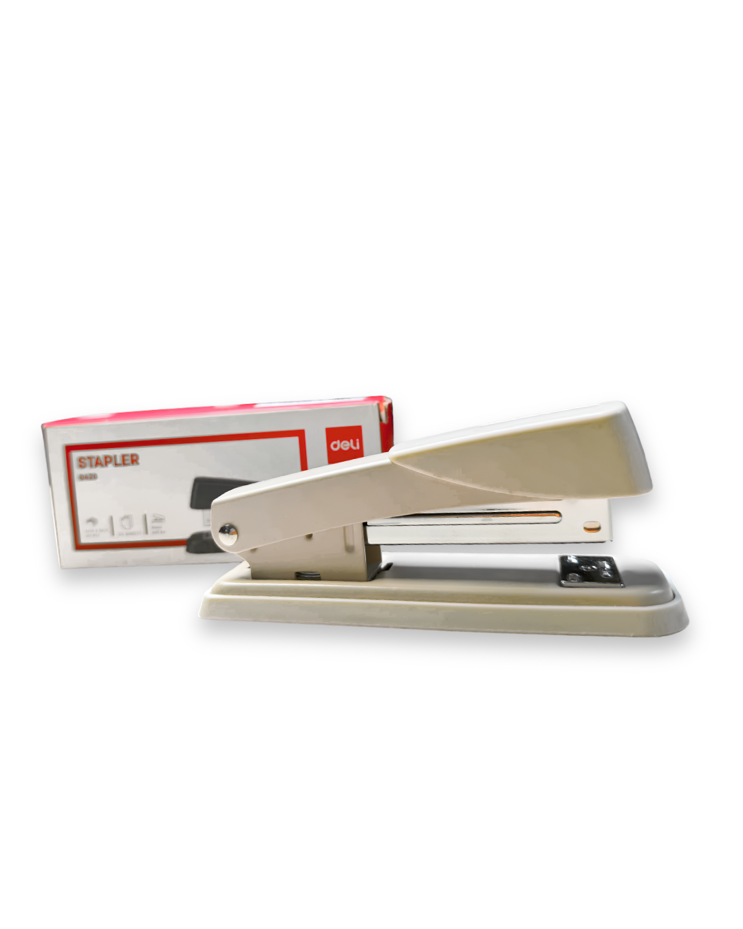 Deli Stapler E0426 – 25 Sheet Capacity Office Stapler - Beige
