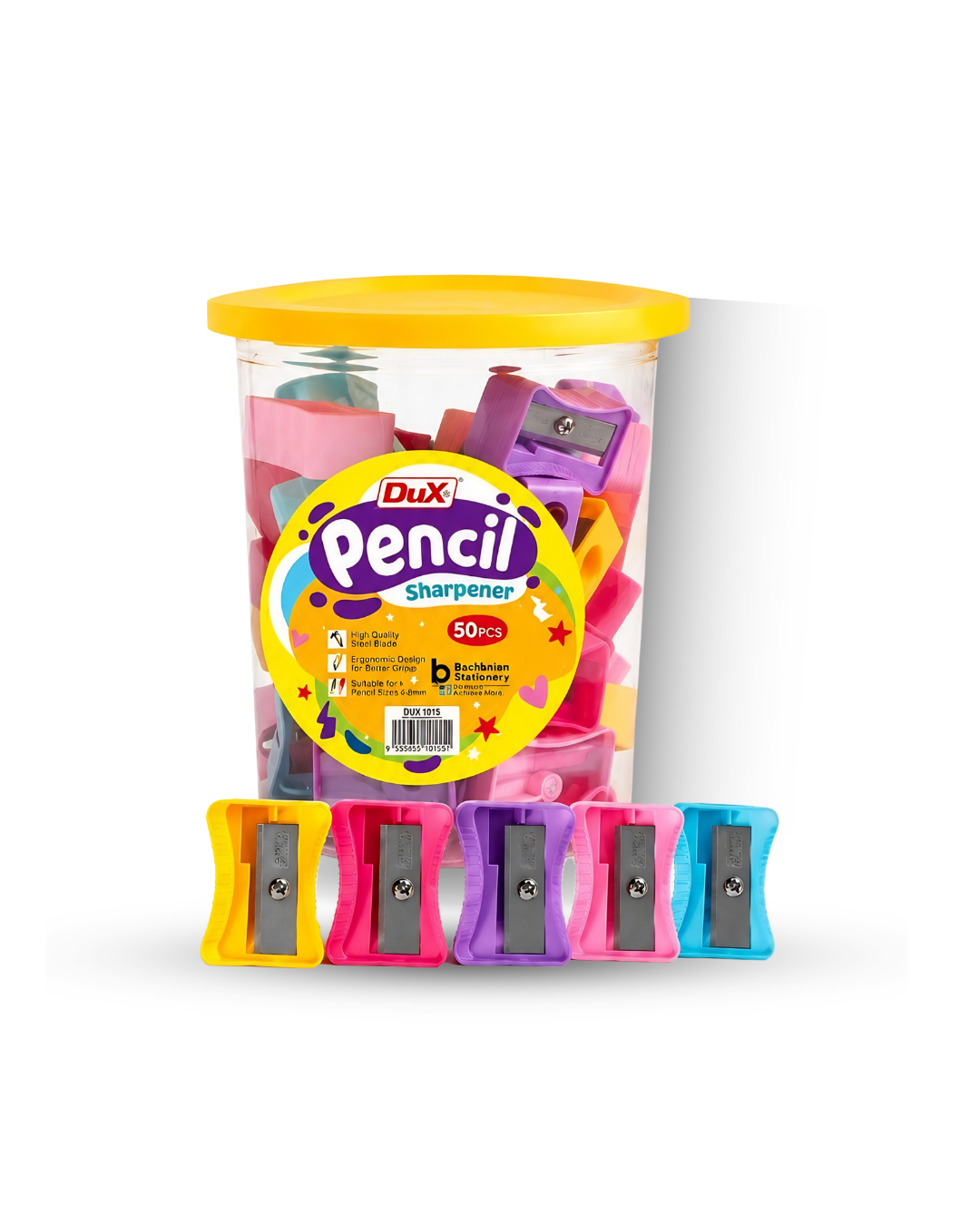 Dux Pencil Sharpeners Jar of 50 Pcs