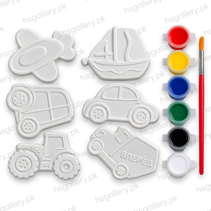 DIY Vehicles Plaster Painting Craft Set