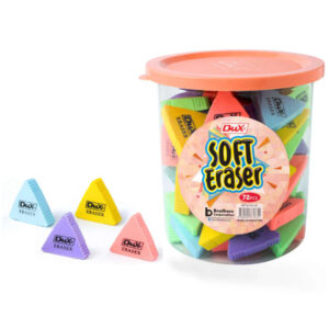 Dux Soft Eraser Plastic Jar Pack 72 Pcs